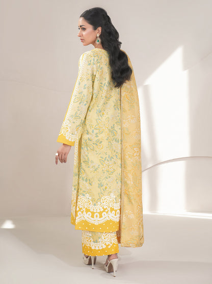 3 Piece Lawn Suit-Printed (Unstitched)