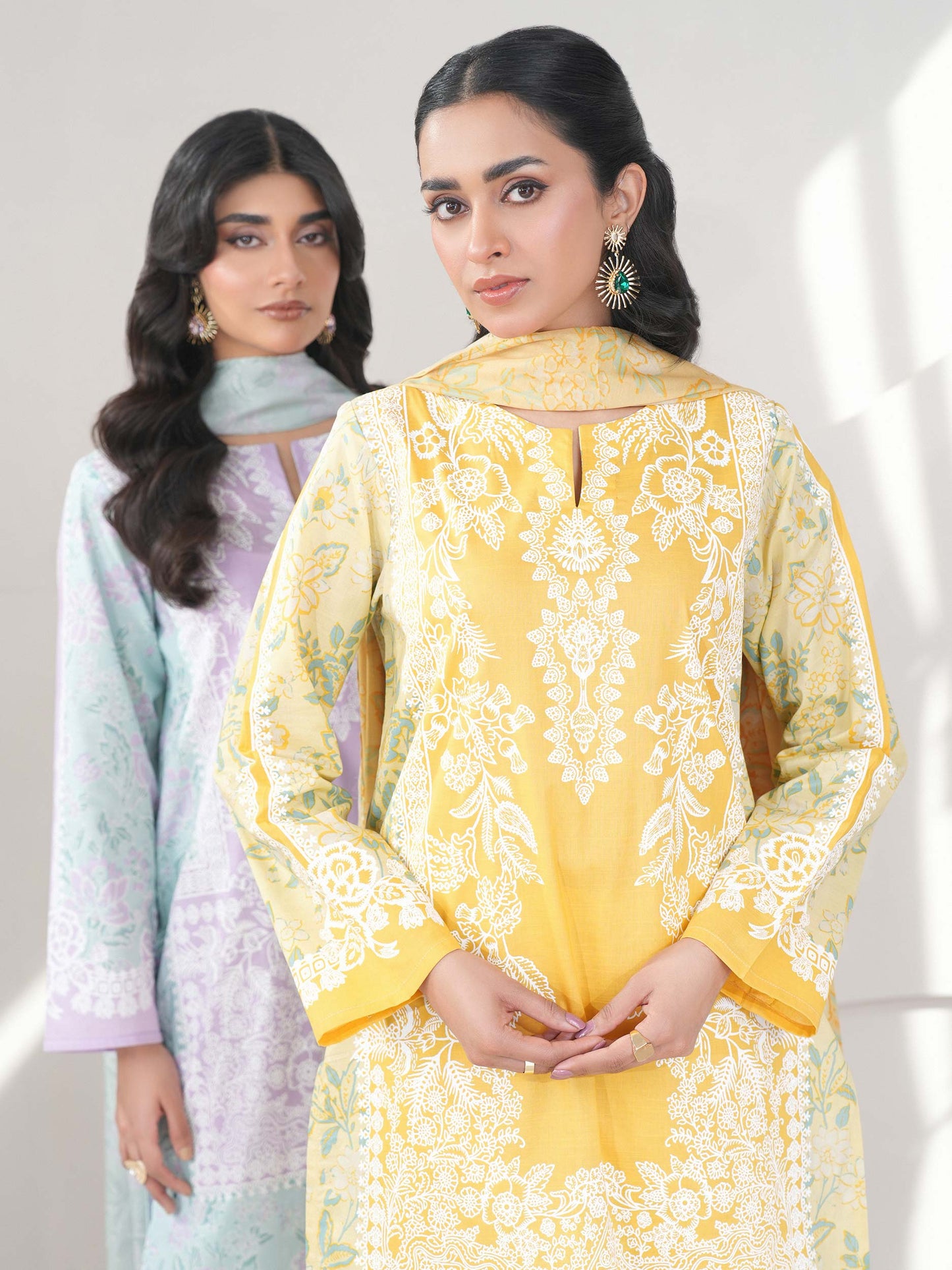 3 Piece Lawn Suit-Printed (Unstitched)