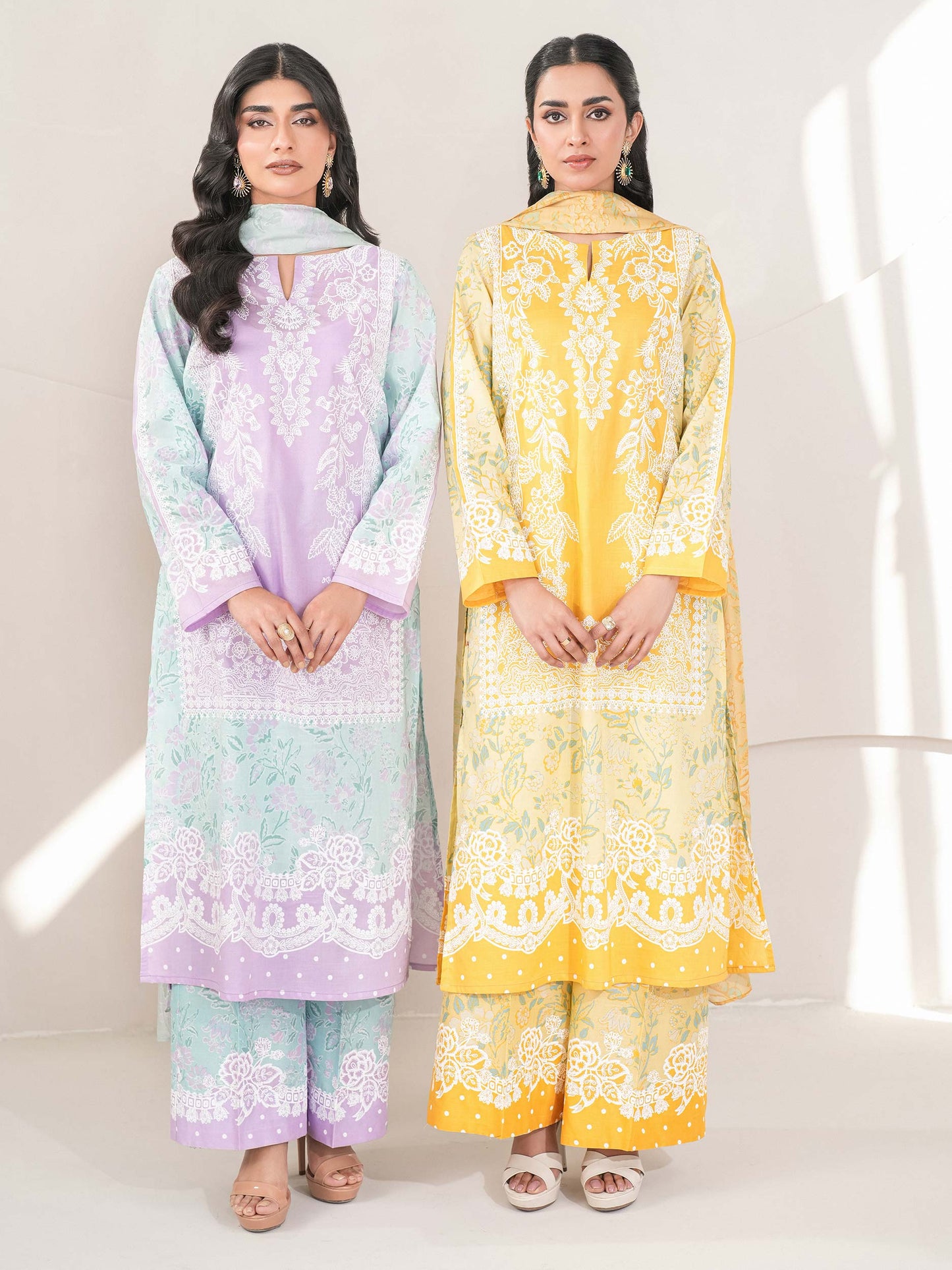 3 Piece Lawn Suit-Printed (Unstitched)