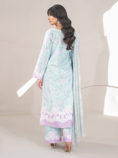 3 Piece Lawn Suit-Printed (Unstitched)