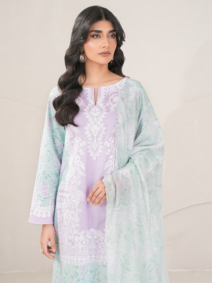 3 Piece Lawn Suit-Printed (Unstitched)