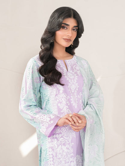 3 Piece Lawn Suit-Printed (Unstitched)