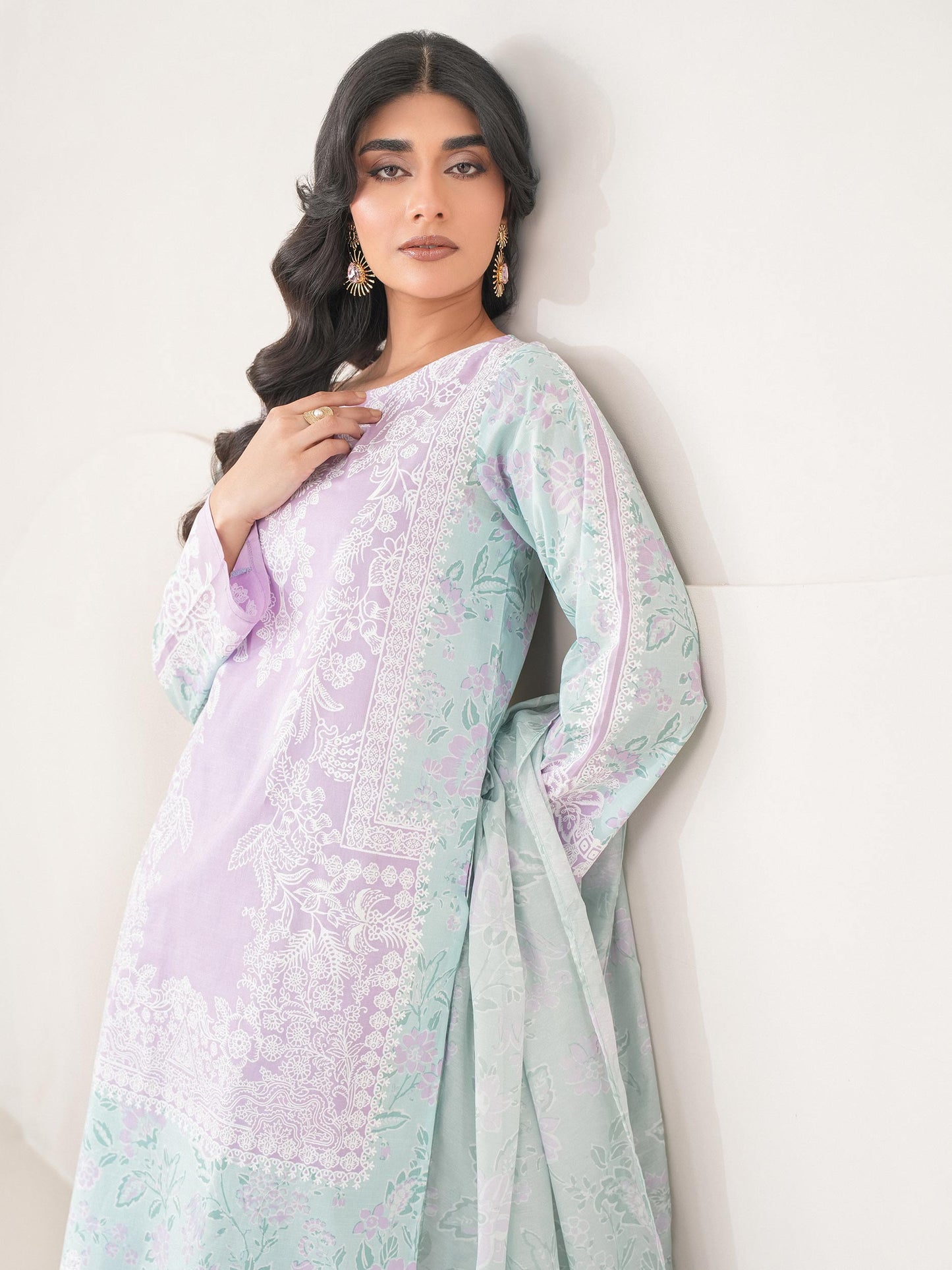 3 Piece Lawn Suit-Printed (Unstitched)