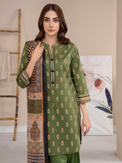 2 Piece Lawn Suit-Paste Print (Unstitched)