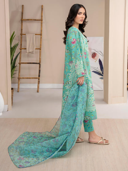 3 Piece Lawn Suit-Printed (Unstitched)