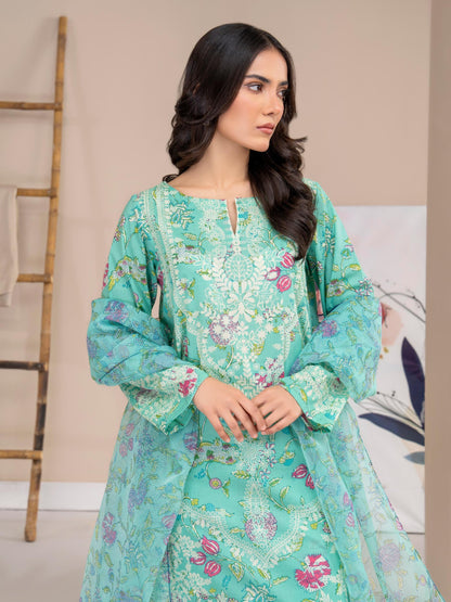 3 Piece Lawn Suit-Printed (Unstitched)