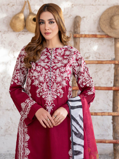 3 Piece Lawn Suit-Paste Print (Unstitched)