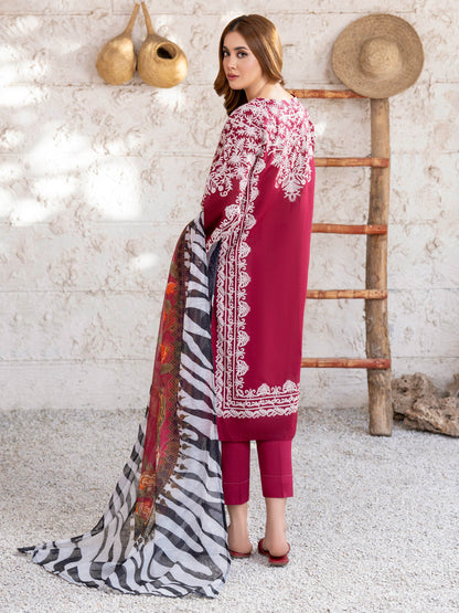 3 Piece Lawn Suit-Paste Print (Unstitched)
