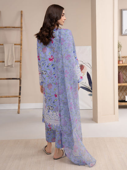 3 Piece Lawn Suit-Printed (Unstitched)