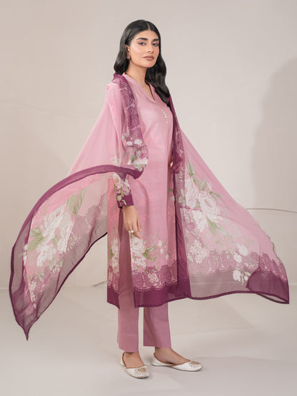 3 Piece Lawn Suit-Printed (Unstitched)
