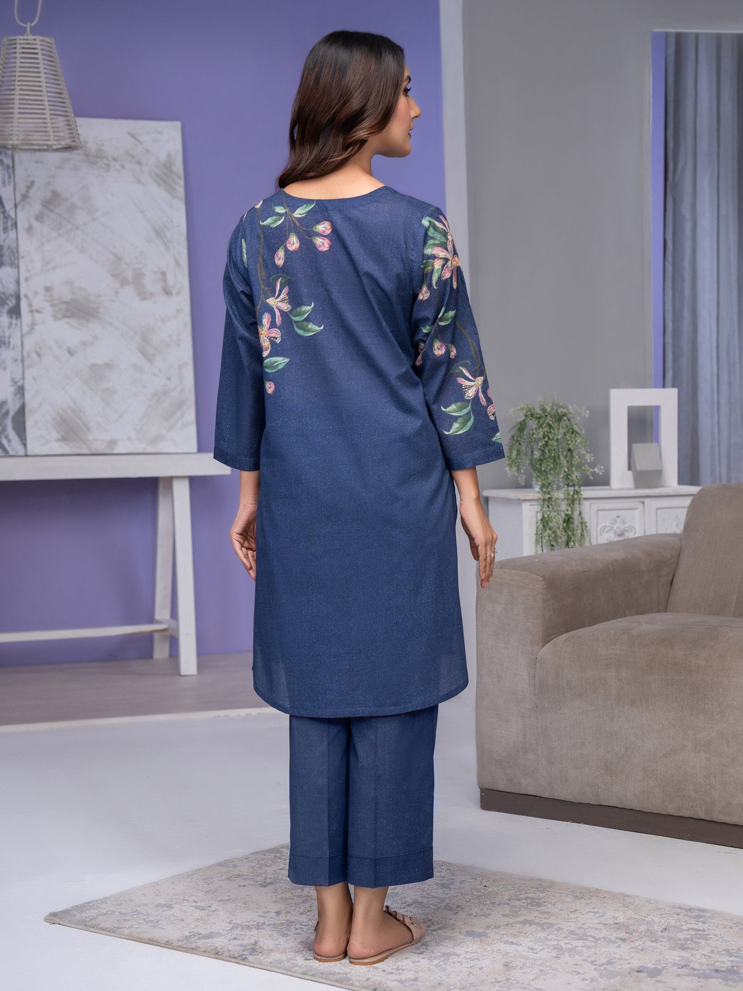 2 Piece Lawn Suit-Printed (Unstitched)