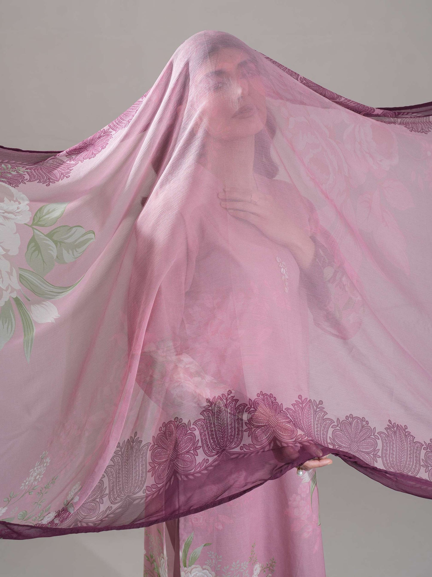 3 Piece Lawn Suit-Printed (Unstitched)