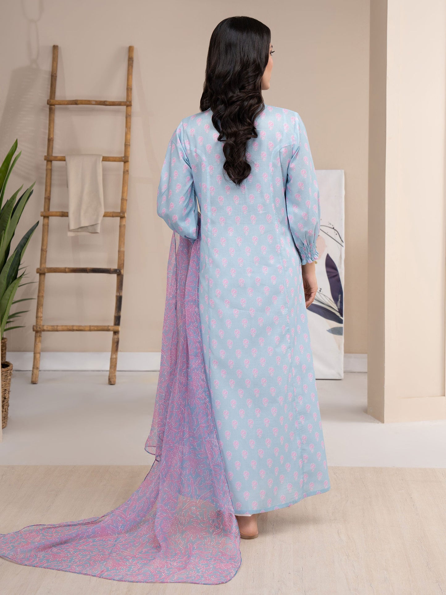 2 Piece Lawn Suit-Printed (Unstitched)