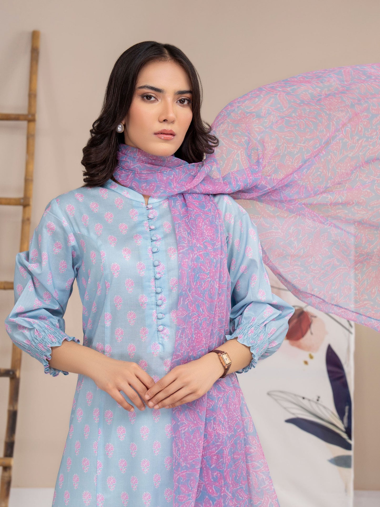 2 Piece Lawn Suit-Printed (Unstitched)