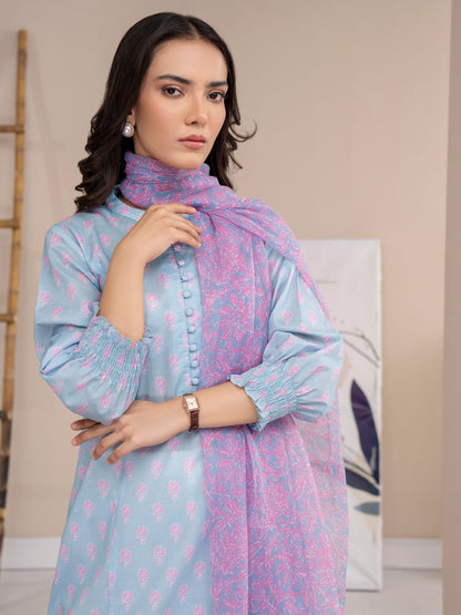 2 Piece Lawn Suit-Printed (Unstitched)
