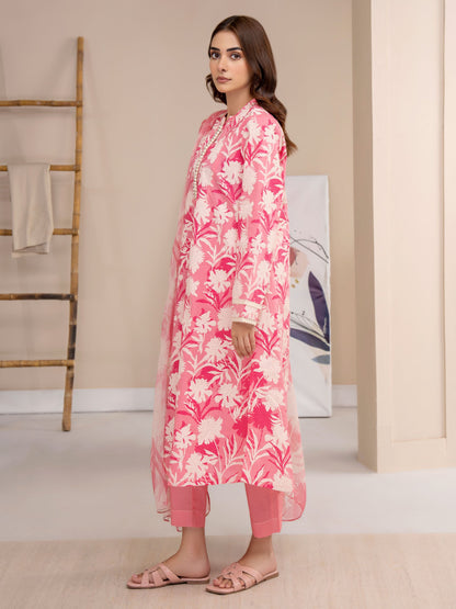 3 Piece Lawn Suit-Paste Print (Unstitched)