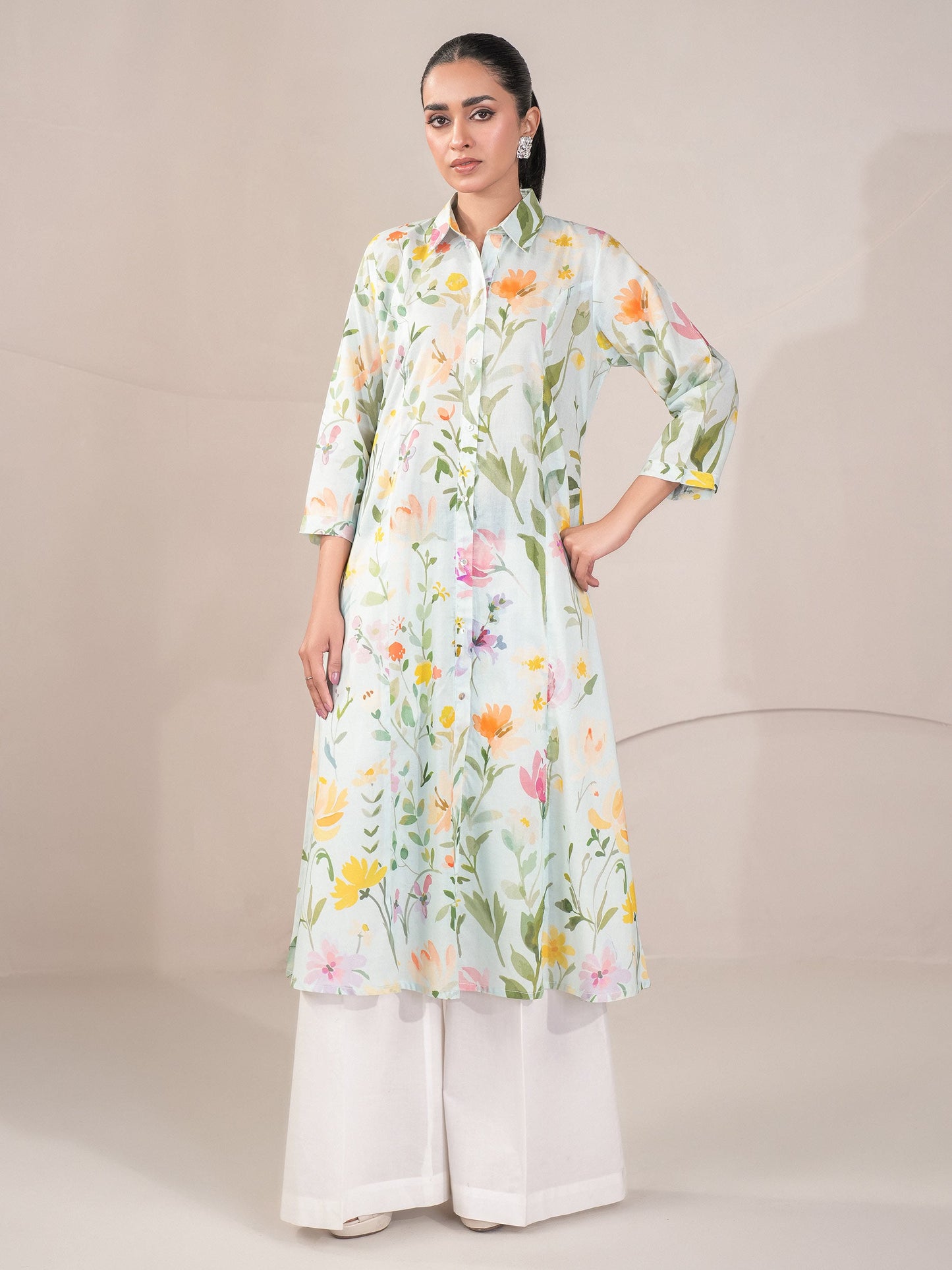 Lawn Shirt-Printed (Unstitched)