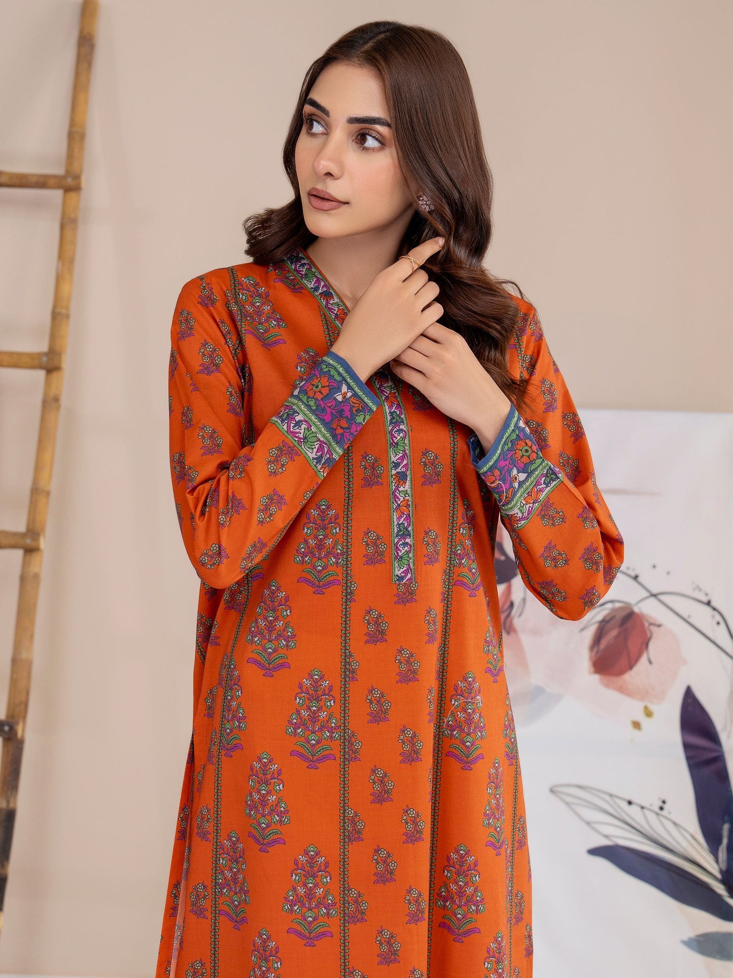 Lawn Shirt-Printed (Unstitched)
