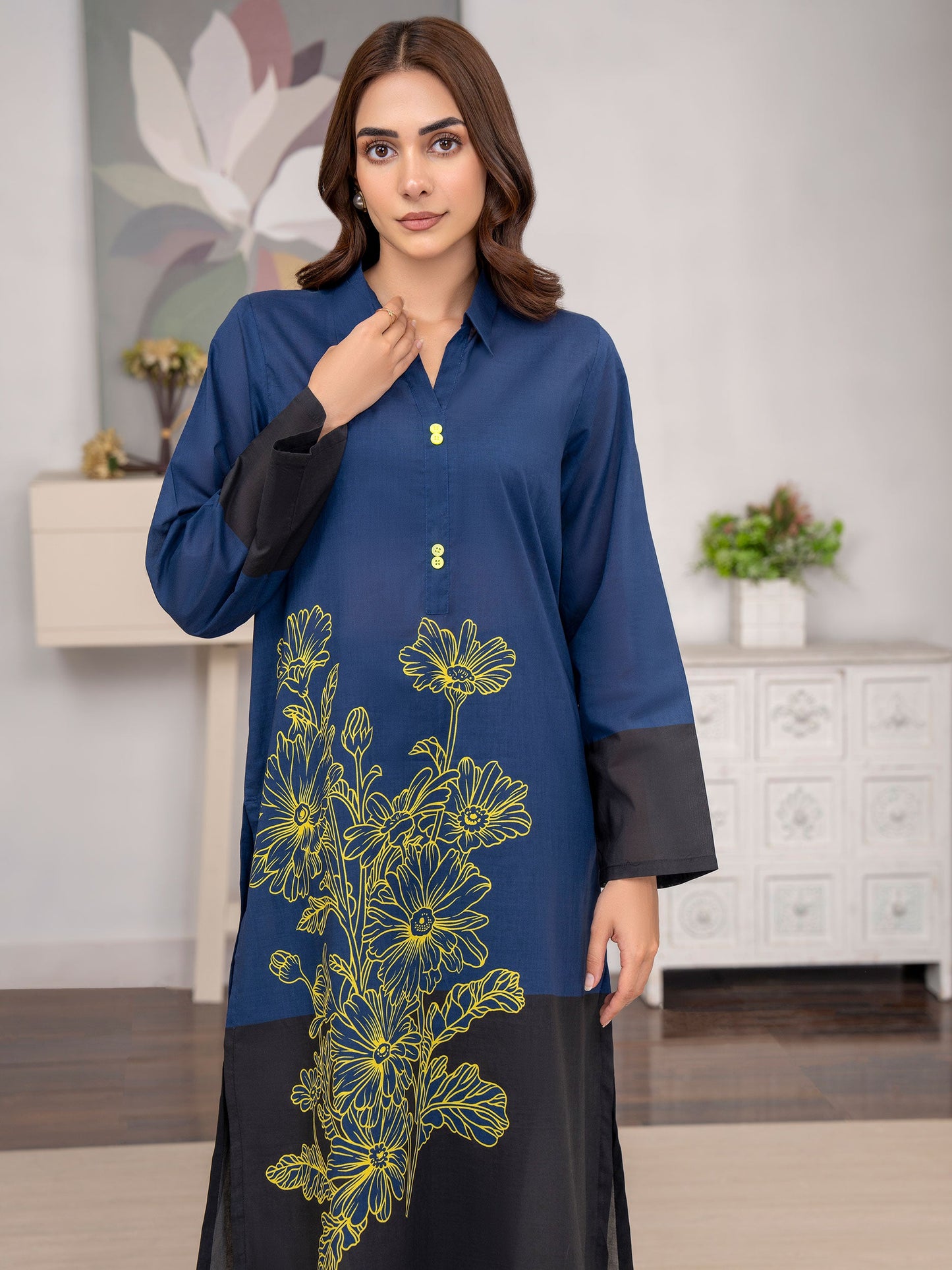 Lawn Shirt-Printed (Unstitched)