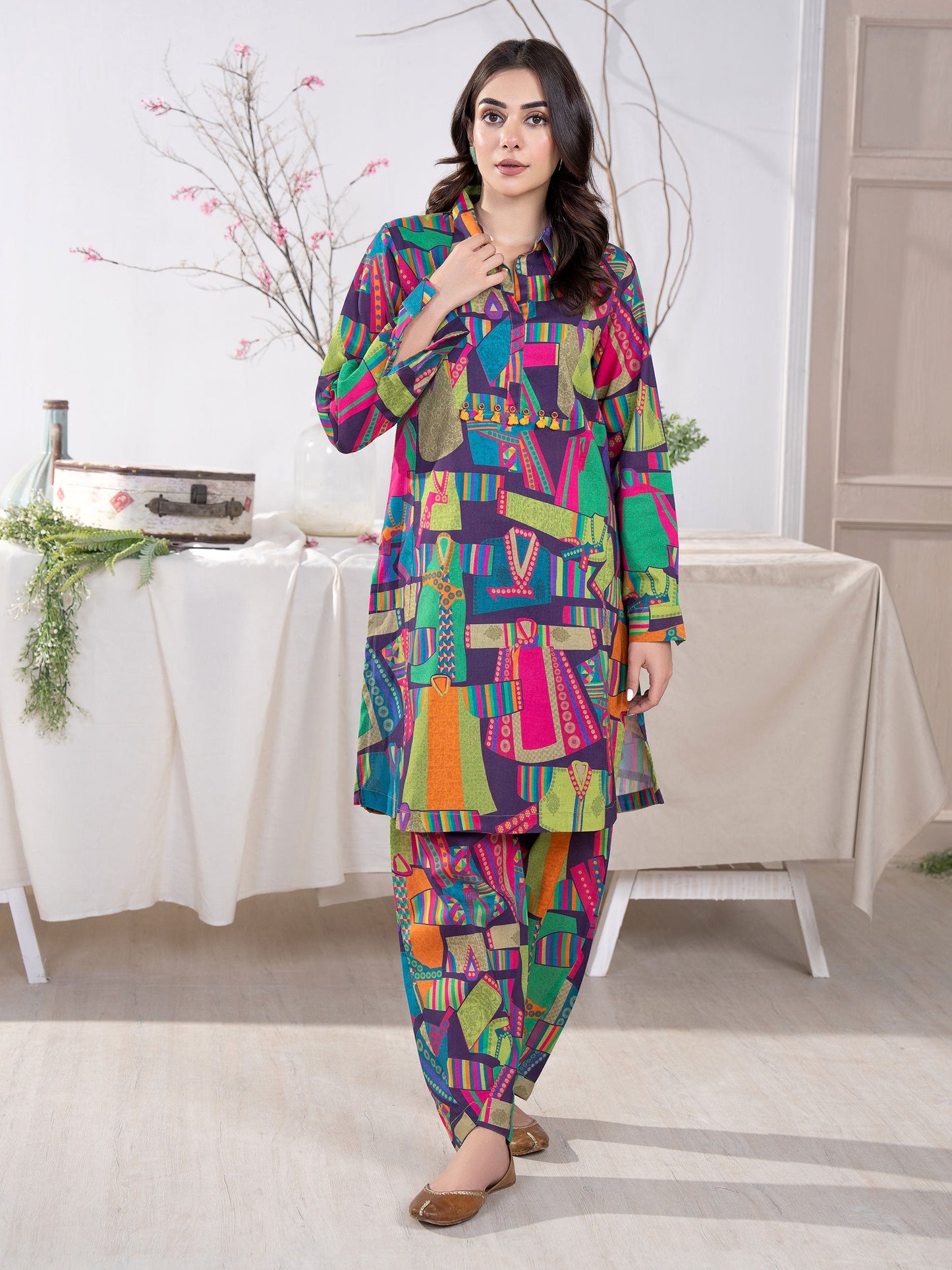Khaddar Shirt-Printed(Unstitched)