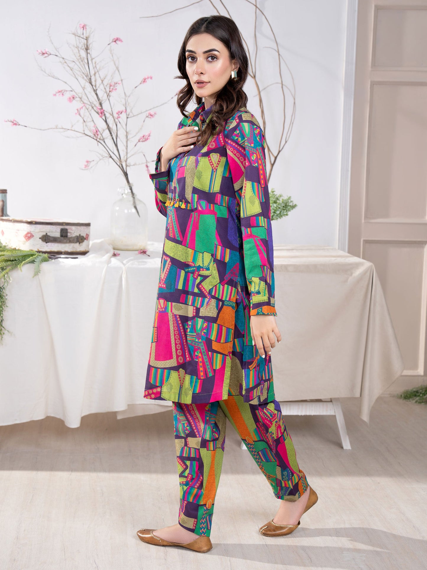 Khaddar Shirt-Printed(Unstitched)