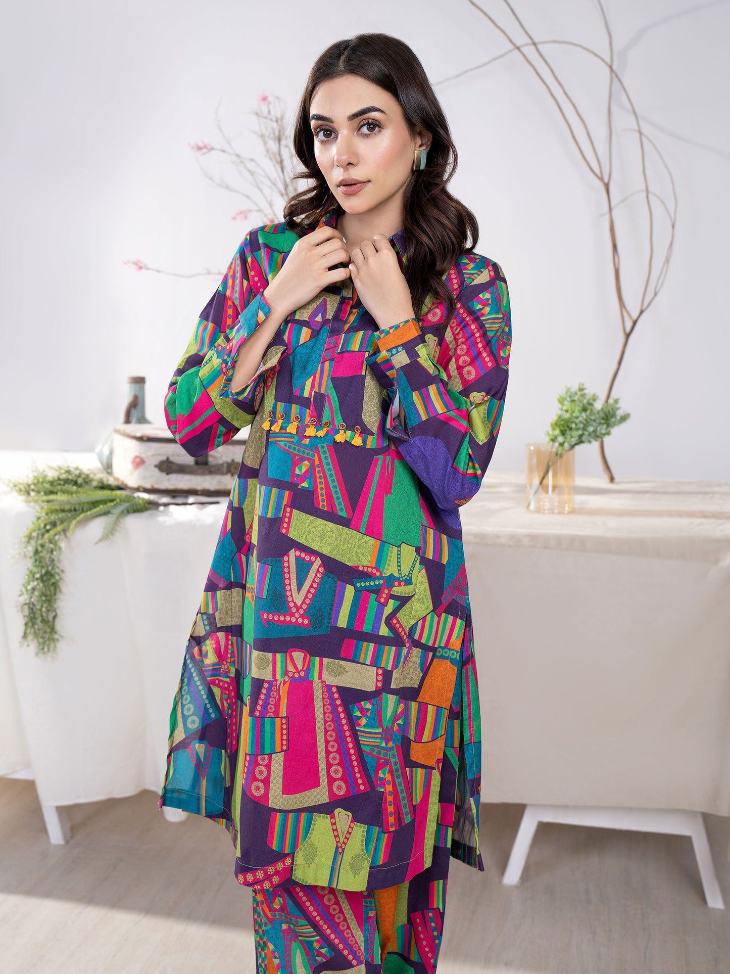 Khaddar Shirt-Printed(Unstitched)