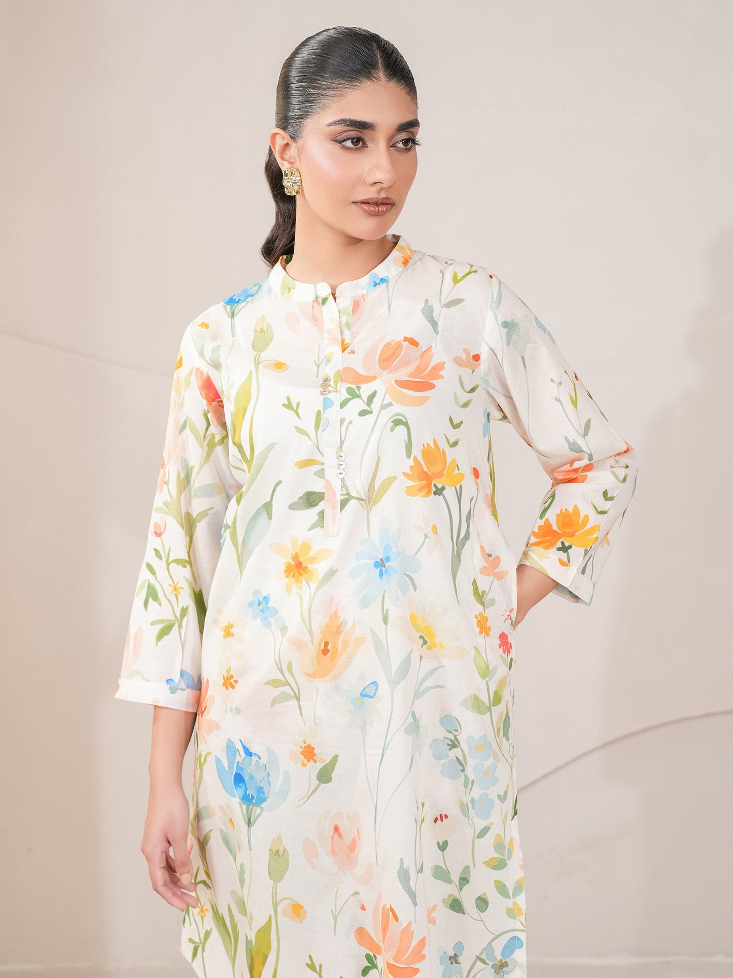 Lawn Shirt-Printed (Unstitched)