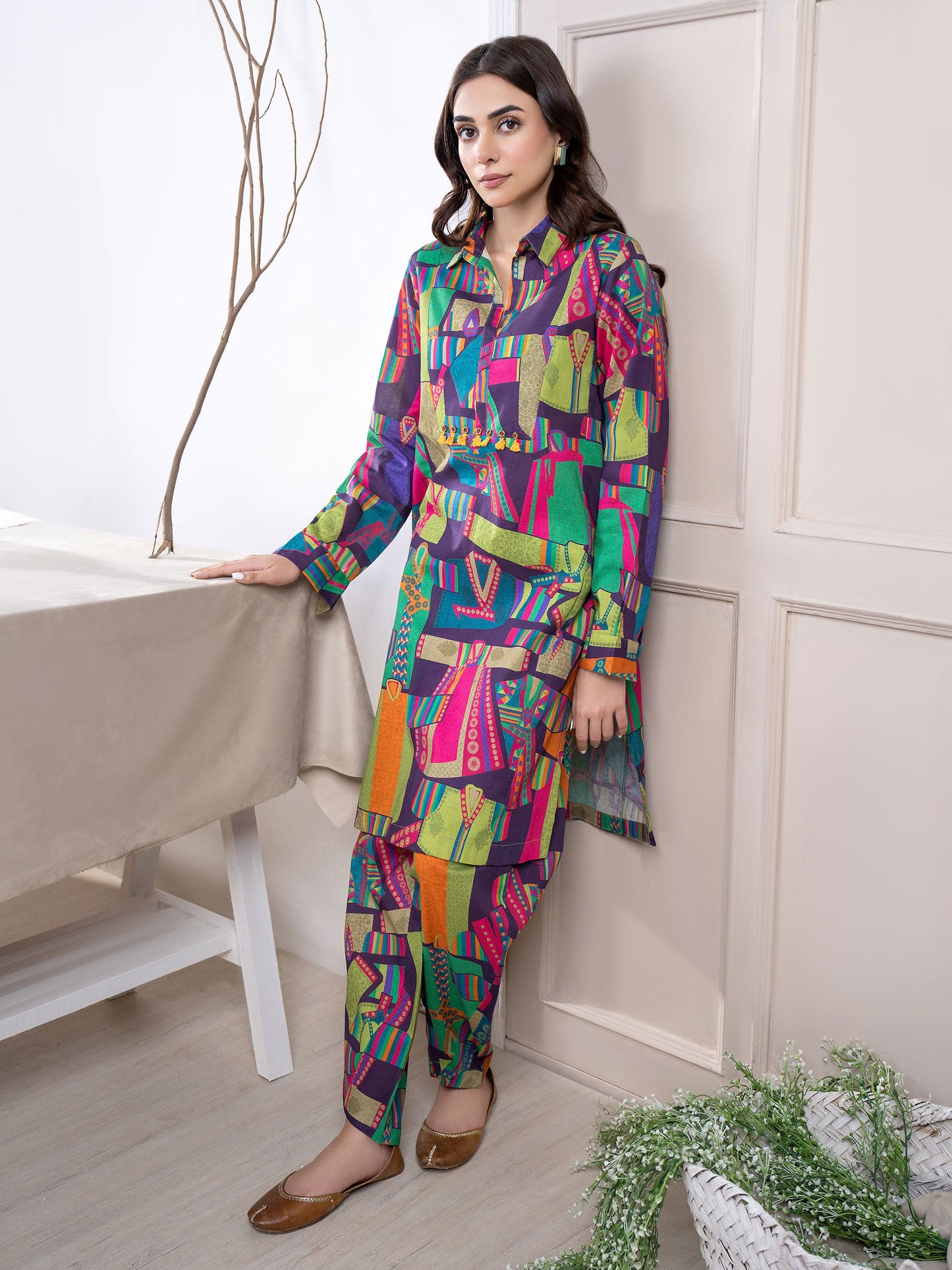 Khaddar Shirt-Printed(Unstitched)