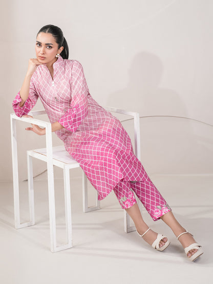 2 Piece Lawn Suit-Printed (Unstitched)