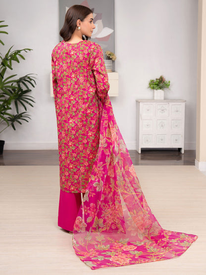 3 Piece Lawn Suit-Printed (Unstitched)