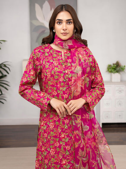3 Piece Lawn Suit-Printed (Unstitched)