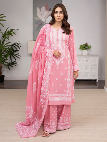 3 Piece Lawn Suit-Printed (Unstitched)