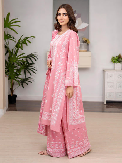3 Piece Lawn Suit-Printed (Unstitched)