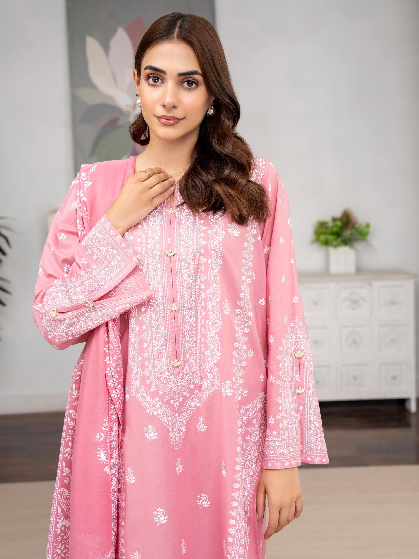 3 Piece Lawn Suit-Printed (Unstitched)