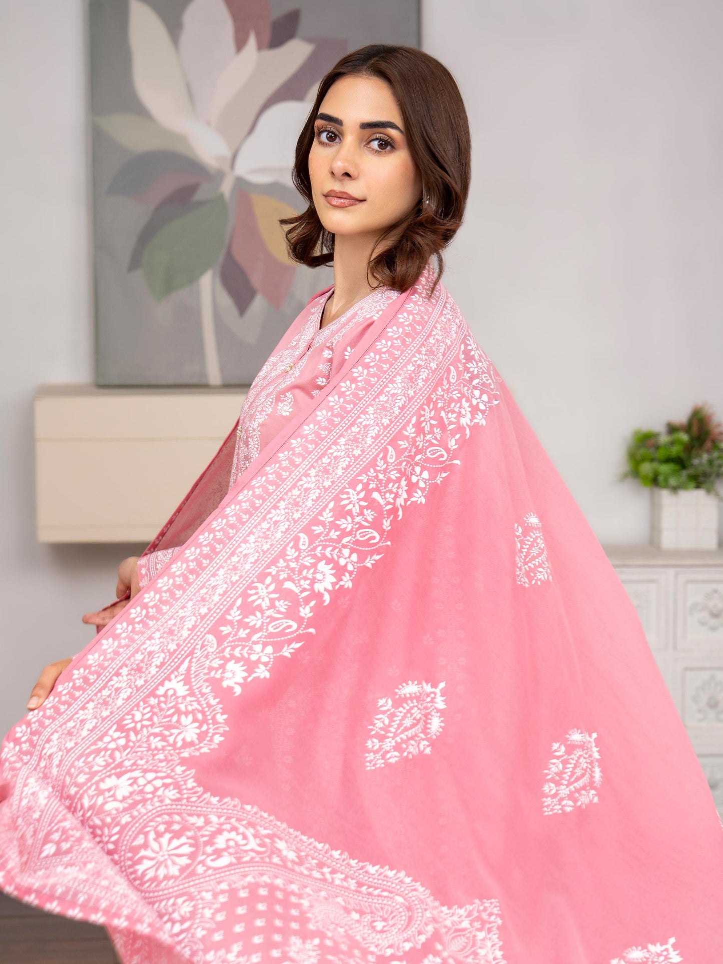3 Piece Lawn Suit-Printed (Unstitched)