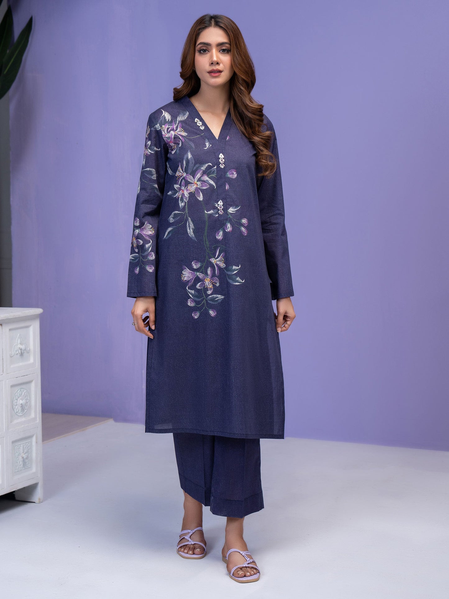 2 Piece Lawn Suit-Printed (Unstitched)