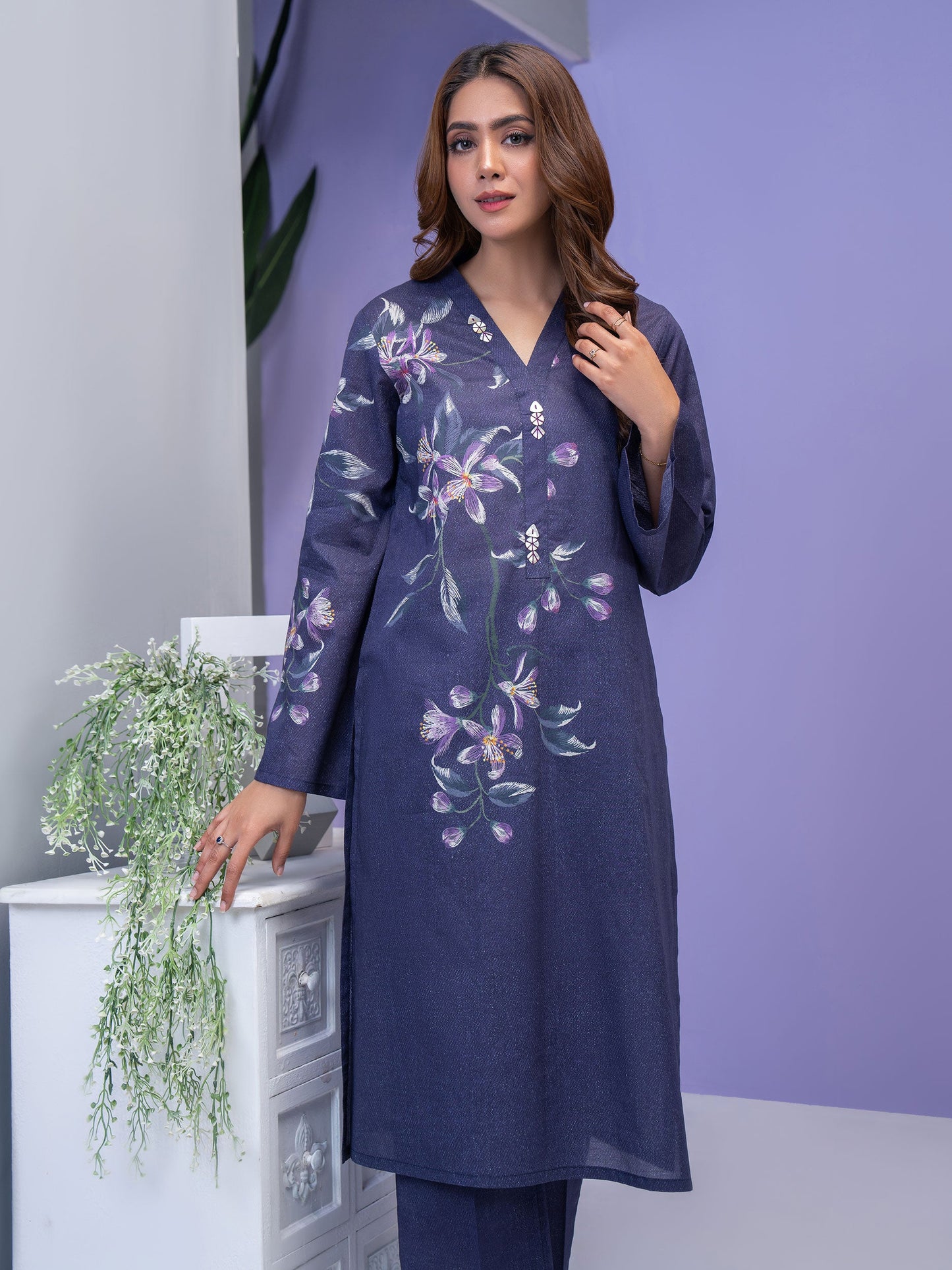 2 Piece Lawn Suit-Printed (Unstitched)