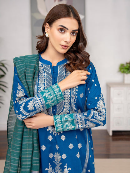 3 Piece Lawn Suit-Paste Print (Unstitched)
