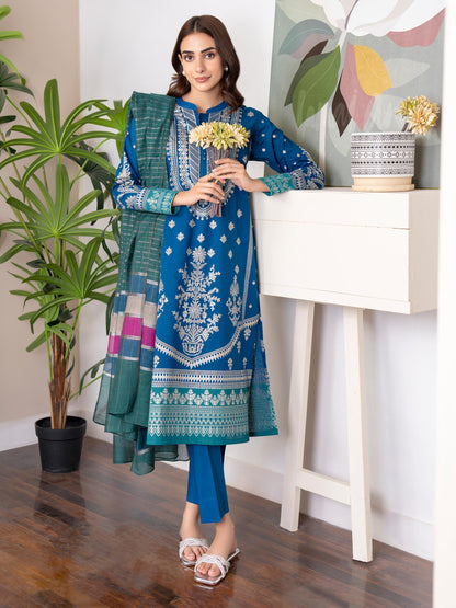 3 Piece Lawn Suit-Paste Print (Unstitched)