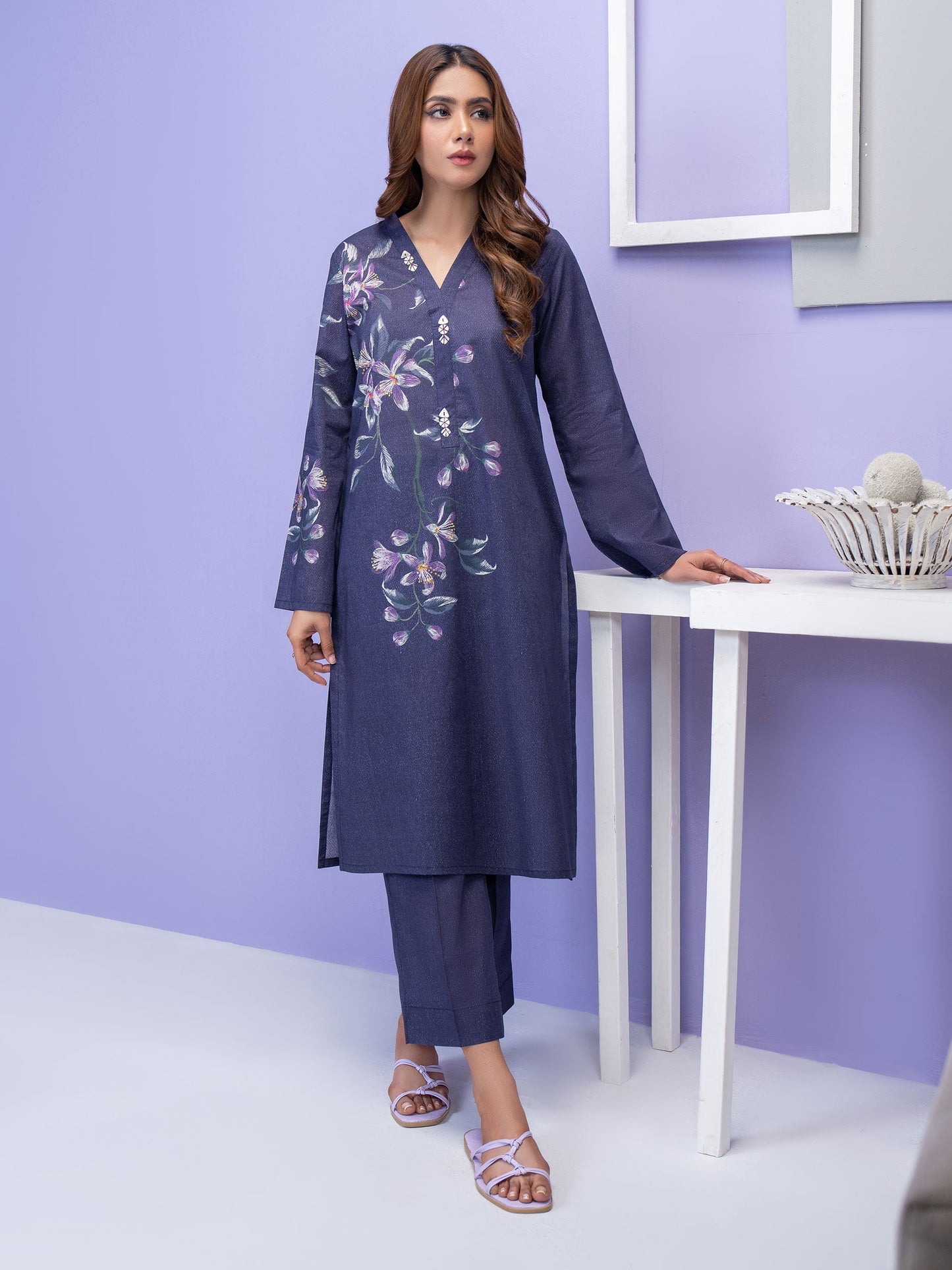 2 Piece Lawn Suit-Printed (Unstitched)