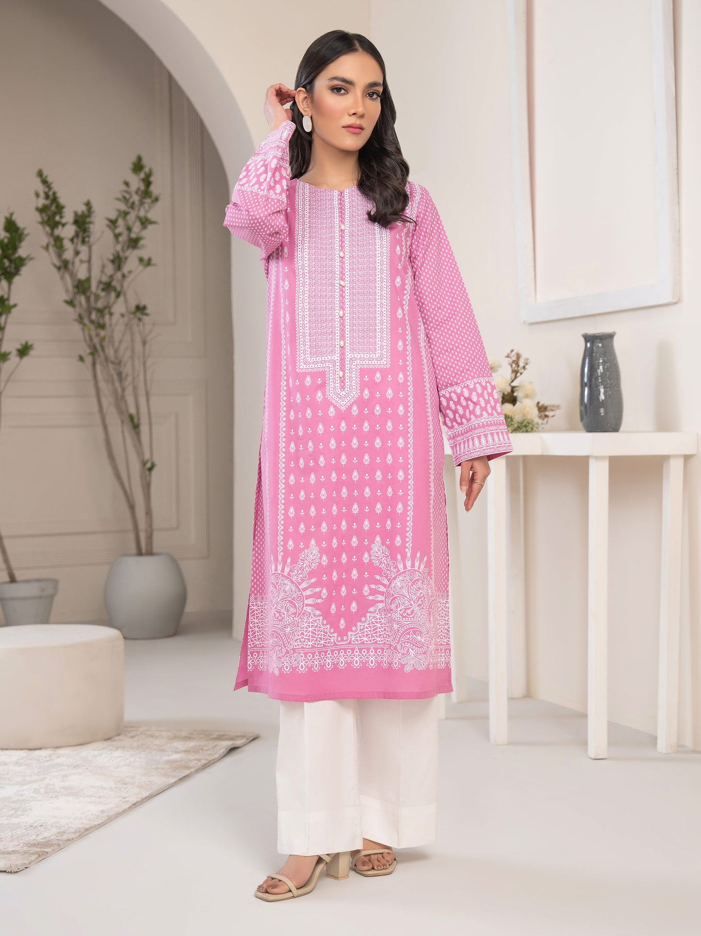 Lawn Shirt-Paste Print (Unstitched)