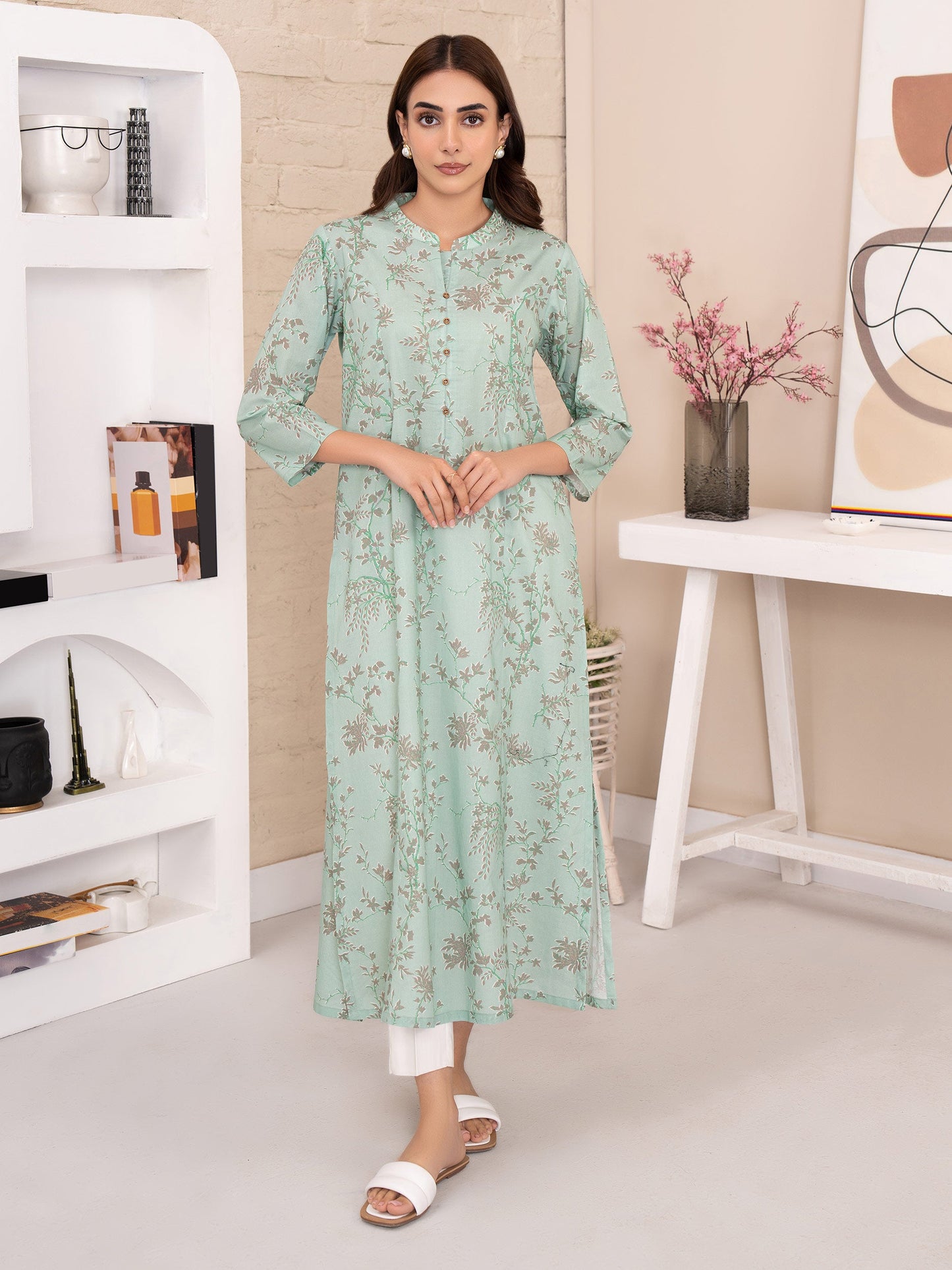 Lawn Shirt-Paste Print (Unstitched)