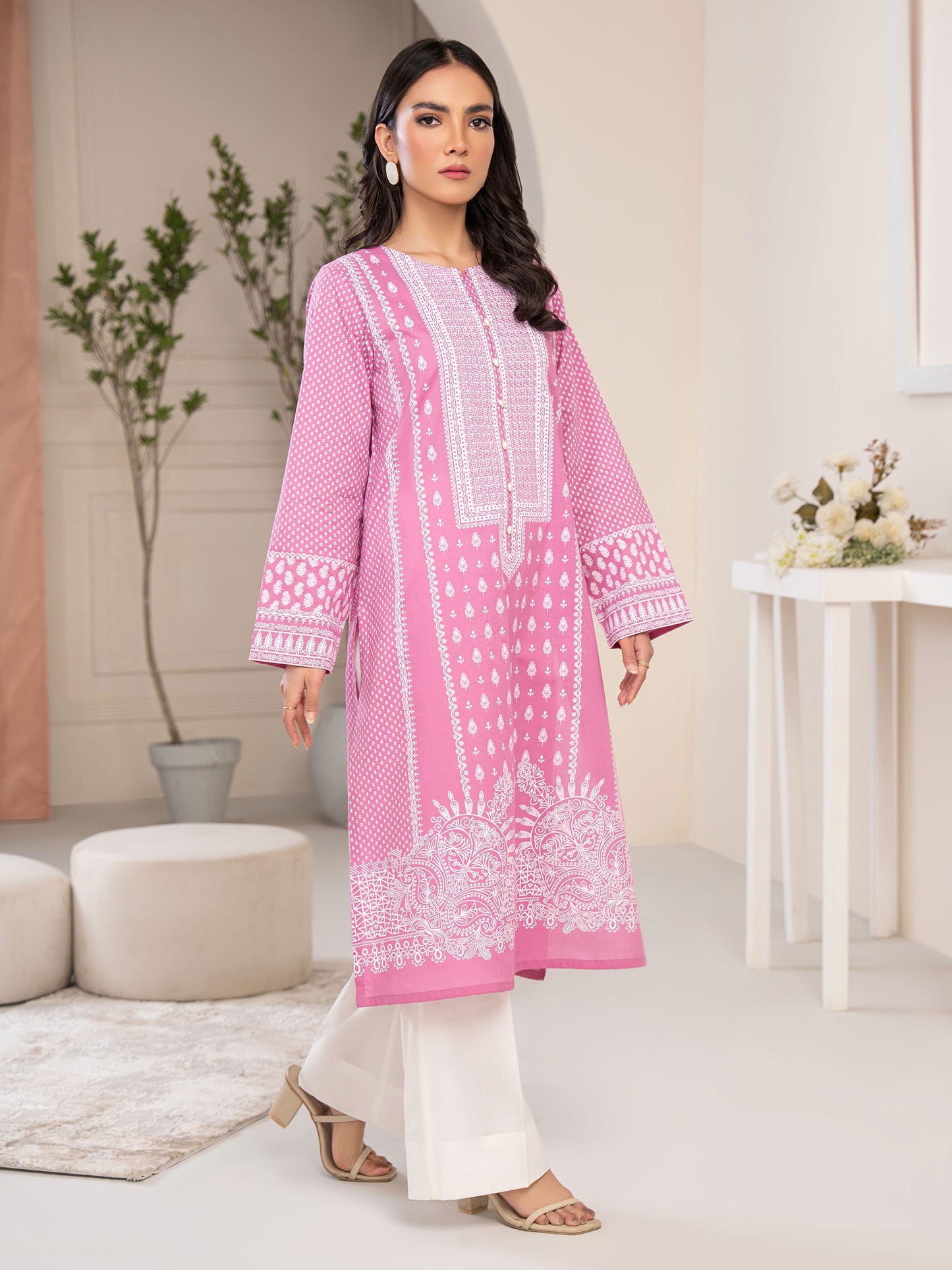 Lawn Shirt-Paste Print (Unstitched)