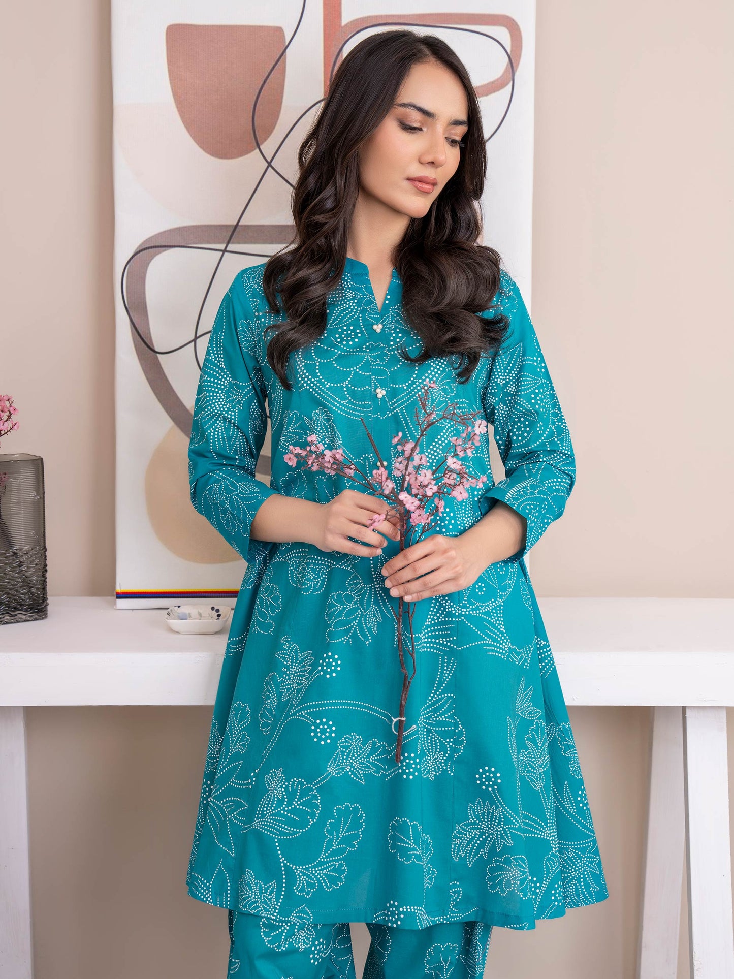 Lawn Shirt-Paste Print (Unstitched)