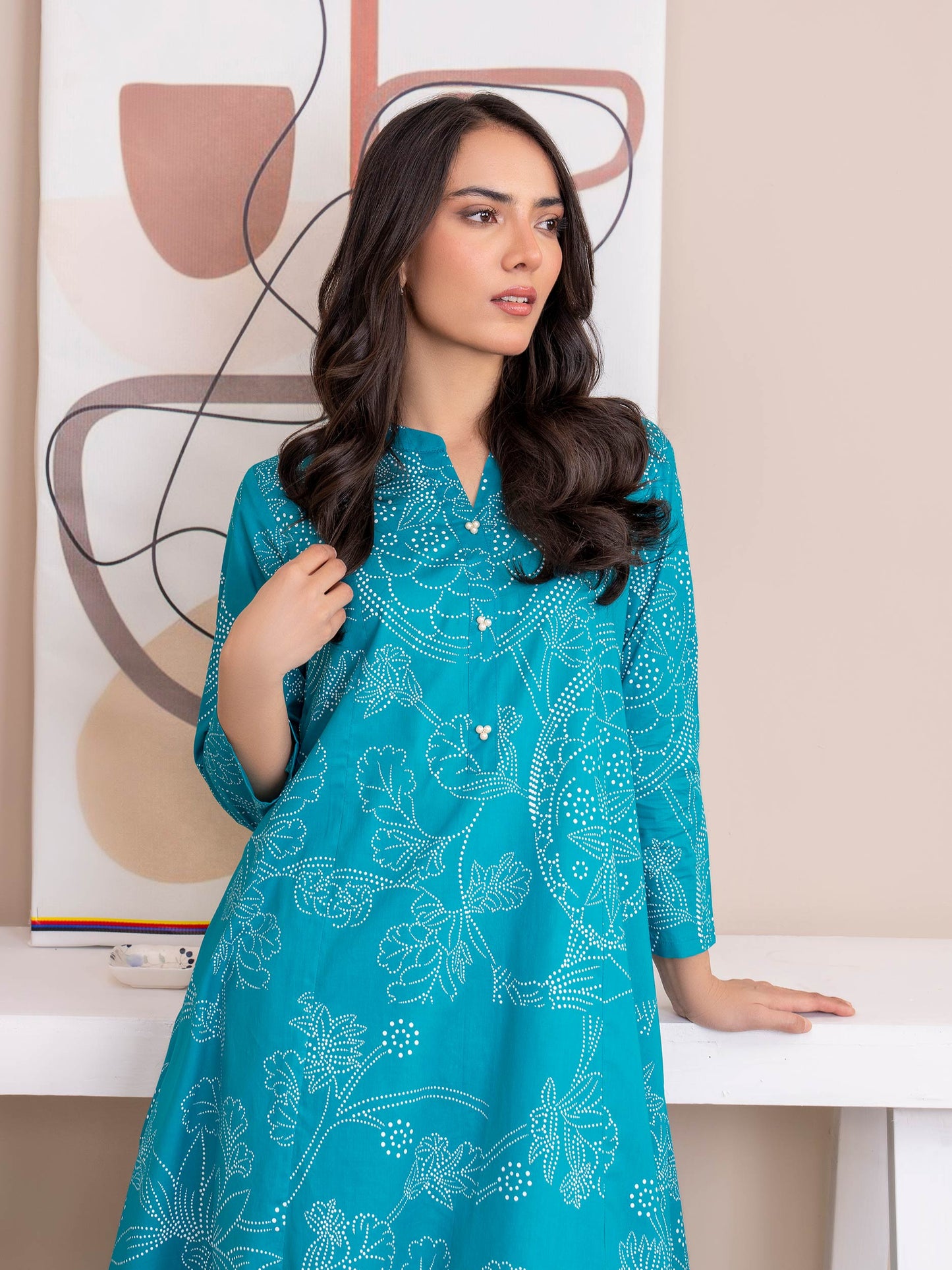 Lawn Shirt-Paste Print (Unstitched)