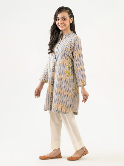 Khaddar Shirt-Embroidered (Pret)