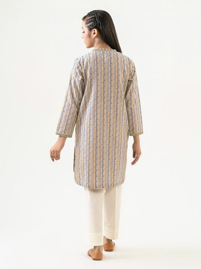 Khaddar Shirt-Embroidered (Pret)