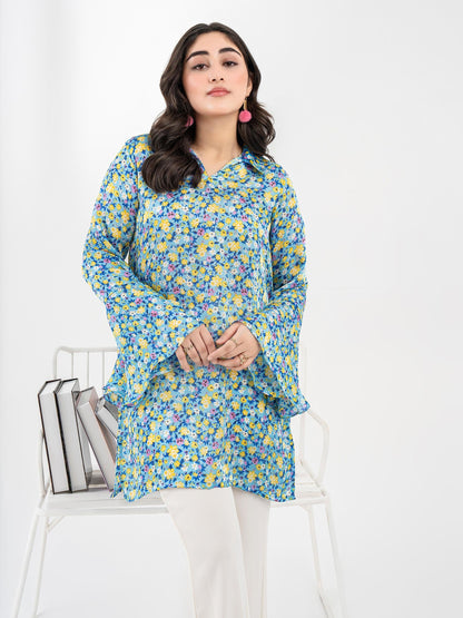Printed Silk Top