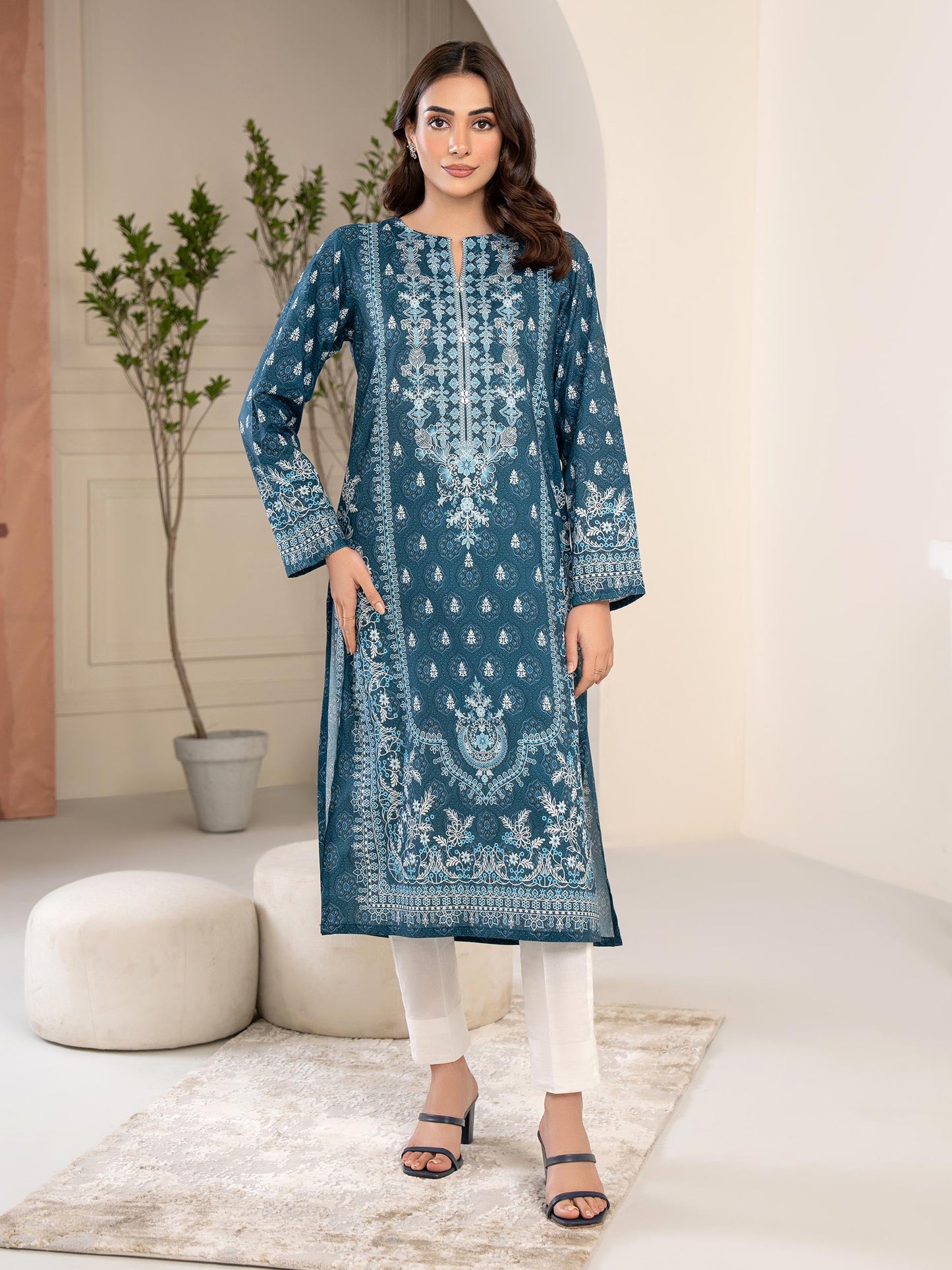 Lawn Shirt-Printed (Unstitched)