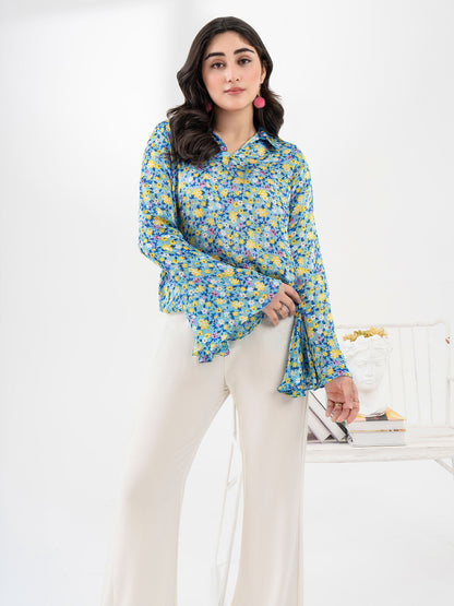 Printed Silk Top